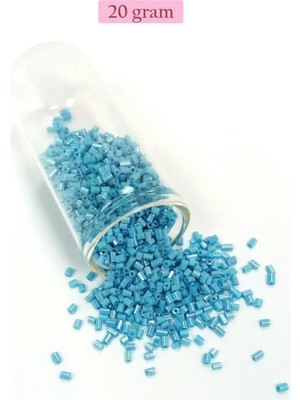 Royaleks Group Kesme Cam Boncuk 2mm - 20 Gram - Camgöbeği Mavi -BNC347