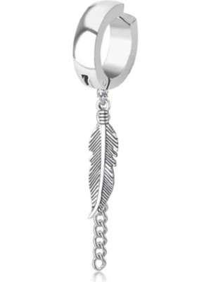 PremiumPort Kpop Jungkook Tüyü Sallantılı Deliksiz Küpe, Şık ve Modern Tasarım