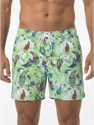 Dopomare 2603 Erkek Desenli Deniz Şortu