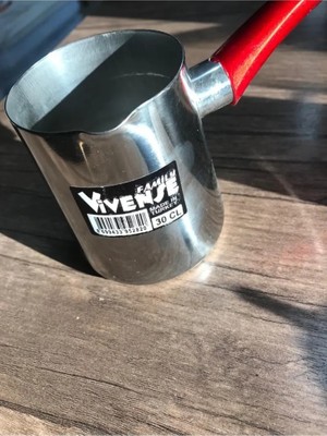 Royaleks Group Paslanmaz Çelik Cezve 300 ml Kahve Pişirim Cezvesi Bakalit Saplı ROYALEKS-VVS100