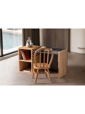 Vivense Lufi Masa Takımı Antrasit, Hugo Sandalye