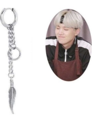 PremiumPort Modern Yoongi Yaprak Küpe, Zarif ve Şık Takı Tasarımı