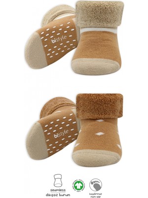 Bistyle 2li Havlu Soket Kaymaz Point Boy 10506 Hardal