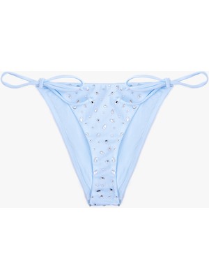 Koton Taş Detaylı Yanları Ipli Bikini Altı