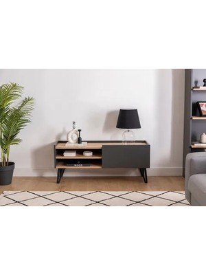 Vivense Viper Tv Sehpası, Safir Meşe Antrasit