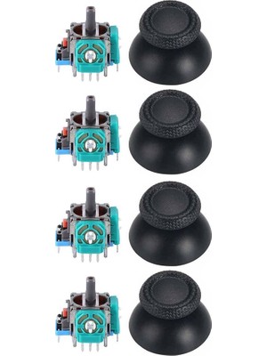 Pop Konsol PS5 Analog Motor ve Topuz Seti 4+4 Playstation 5 Tamir PS5 Motor Kol Tamir Seti Yedek Parça