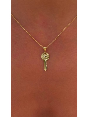 Wind Silver Anahtar Kolye 925 Ayar