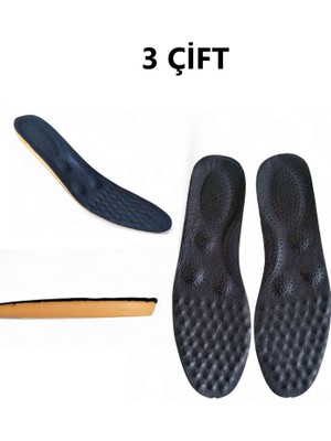 Meerkat 3 Çift Deri Ortopedik Tabanlık