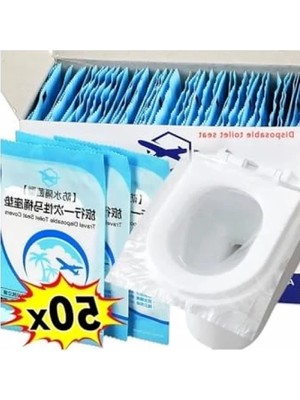 Esranın Dünyası 50 Adet Tek Kullanımlık Klozet Örtüsü - Hijyenik ve Pratik