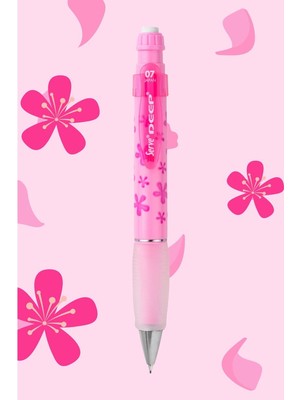 Serve Deep Versatil Kalem 0.7 mm Doğa Temalı - Şeker Pembe (ÇİÇEK)