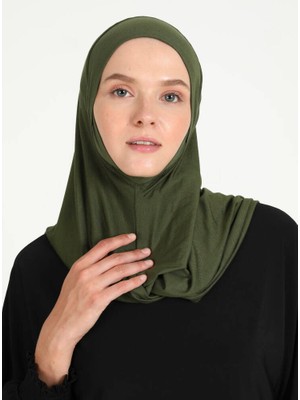 Ecardin Bone Çeneli Rahat Viskon Scarfs Hjab