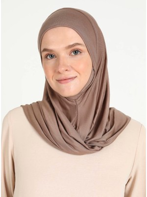 Ecardin Bone Çeneli Rahat Viskon Scarfs Hjab