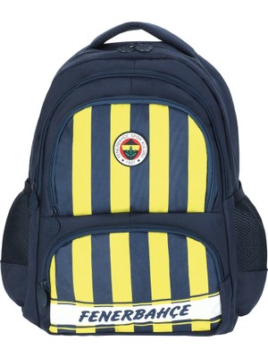 Nusrat Bilişim Fenerbahçe Lisanslı Sarı Lacivert Çubuklu Sırt Çantası 25739