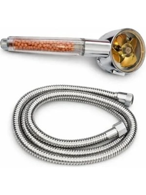 Esranın Dünyası Mineralli Filtreli Duş Başlığı ve Paslanmaz Çelik Hortum Seti - Yüksek Basınçlı
