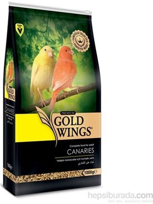 Gold Wings Premium Kanarya Yemi 1 kg Tanecikli İçerik ile Dengeli Beslenme Sunar
