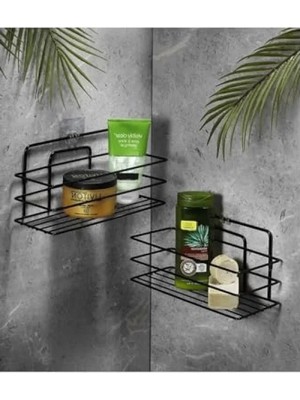 Esranın Dünyası Yapışkanlı Banyo Düzenleyici Duş Rafı - 2 Adet