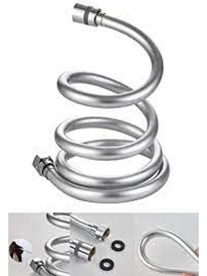 Esranın Dünyası Paslanmaz Kaliteli Pvc Duş Hortumu, 150 Cm, Sızdırmazlık Sağlar