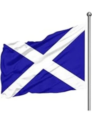 Esranın Dünyası Asyabayrak, Iskoçya Gönder Bayrağı 50X75, İSKOÇYA50X75