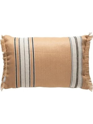 Esranın Dünyası Bej Renkli Şık Kırlent - 40 x 60 cm