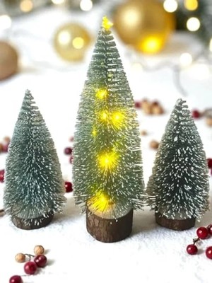 Esranın Dünyası 20 cm Kendinden Gün Işıklı + 15 cm Yılbaşı Çam Ağacı Seti
