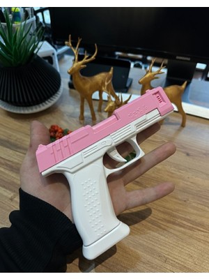Szd Design Bölmeli Özel Yapım Çakmak Saklama Kabı Çakmak Silah Şeklinde Çakmak Tabanca