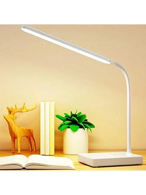 Esranın Dünyası Şarjlı Dokunmatik LED Masa Lambası, Çok Amaçlı Kullanım