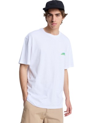 Quiksilver  Ev Fade Spectru Beyaz Erkek Tshirt
