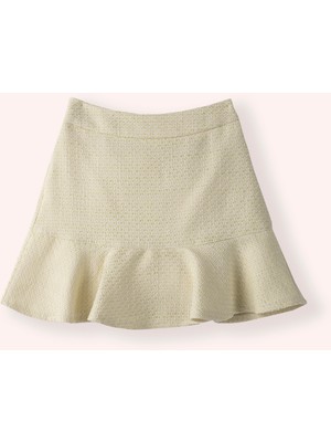 Panço Kız Çocuk Tüvit Yeşil Etek