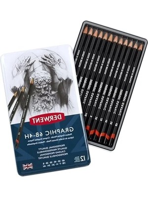 Esranın Dünyası Graphıc Serisi Dereceli Kalem Seti (9b>h) - 12 Kalem Metal Kutu