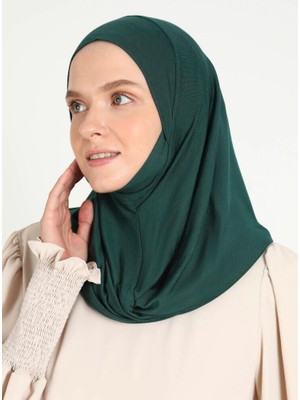 Ecardin Bone Çeneli Rahat Viskon Scarfs Hjab