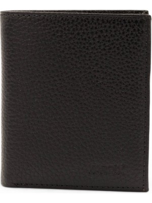 Karpix %100 Hakiki Deri Erkek Cüzdanı - Fermuar Bölmeli