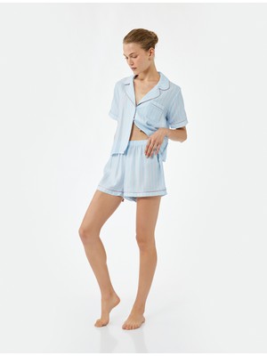 Koton Rahat Kalıp Viskon Kumaş Pijama Şort