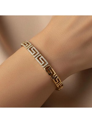 Xuping Jewelry Xupıng Jewelry Labirent Zirkon Taşlı Bileklik