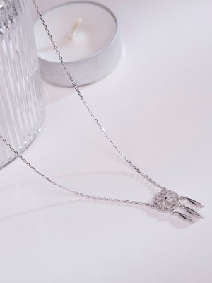 PremiumPort 925 Ayar Gümüş Dreamcatcher Kolye, Şık ve Zarif Takı Tasarımı