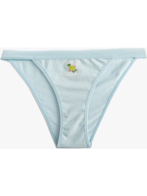 Koton Rahat Kalıp Pamuklu Baskılı Brazilian Külot