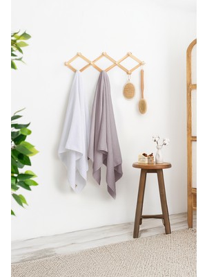 Rikka Home %100 Pamuk Coresoftair™ 2’li Banyo Havlusu Seti (76X137 Cm) – Ekstra Yumuşak & Yüksek Emici