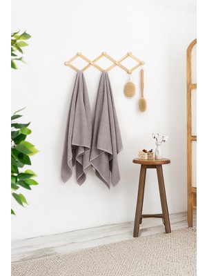 Rikka Home %100 Pamuk Coresoftair™ 2’li Banyo Havlusu Seti (76X137 Cm) – Ekstra Yumuşak & Yüksek Emici