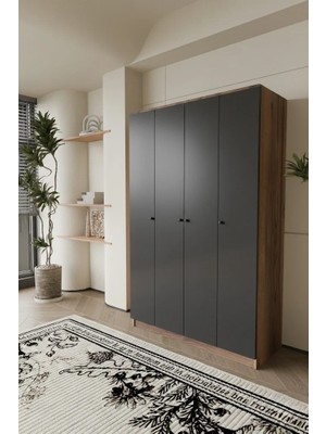 Gani Home Linea 4 Kapaklı Gardırop