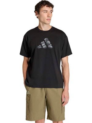 Adidas Terrex Rocks Logo Graphic Siyah Erkek Tshirt