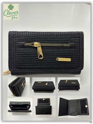 Clover Store Kadın Şık Klasik Mini Çanta ve Cüzdan Aksesuar