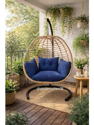 Rattano Garden Tek Kişilik Salıncak Minder Kılıfı