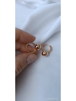 PremiumPort Şık ve Minimal Mini Çelik Halka Küpe, Rahat ve Hafif Tasarım