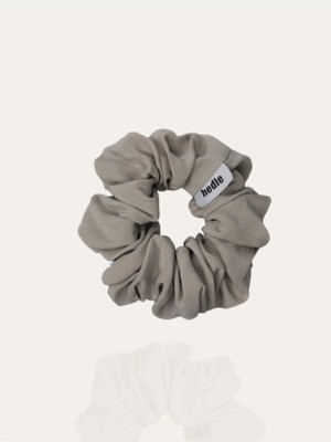 Hedie Alba Sand Vegan Ipek (%100 Cupro) Scrunchie - Saç Kırılma Karşıtı, Iz Yapmayan Lüks Saç Tokası