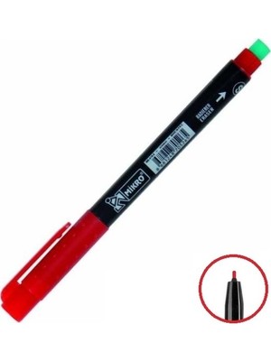 Mikro CD Kalemi Permanent S 2 Adet Kırmızı