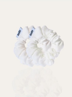 Hedie Alba Nuda %100 Cupro Vegan Ipek Scrunchie Toka - Saç Kırılma Karşıtı ve Anti-Statik