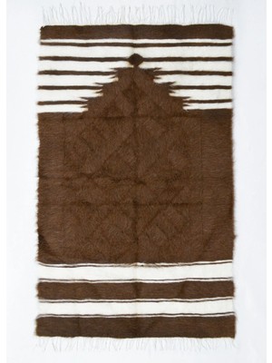 Kilim Co. Tiftik Yünden El Dokuma Siirt Battaniyesi 80X120 cm (0.96 M²)