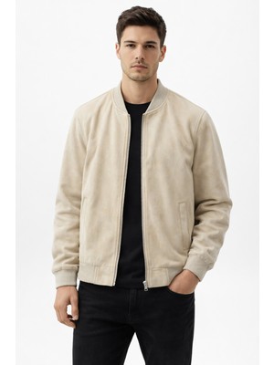 Dynamo Erkek Regular Fit Mevsimlik Hakim Yaka Süet Spor Mont BGL-ST05014