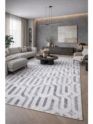 Prestij Home Tekstil Kaymaz Taban Modern Elegance Jel Taban Salon Koridor Mutfak Halısı Çocuk Odası