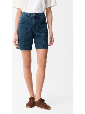 Love My Body Cepli Jean Şort Yeşil 170L9100002
