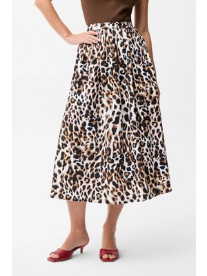 Adl Leopar Desenli Etek Leopar Desenli 12744764002